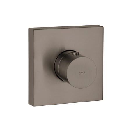 Axor ShowerSolutions Thermostatic Trim 5" x 5" in Brushed Black Chrome 10755341