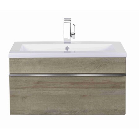 Cutler Trough Collection 30 in Wall Mount Modern Bathroom Vanity - Organic FV-TR-ORGANIC30