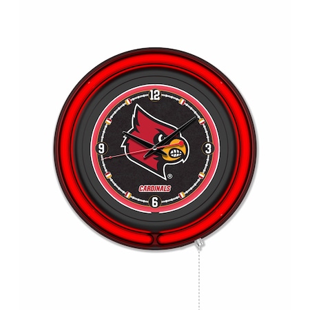 Holland Bar Stool University of Louisville 15 Double Neon Wall Clock Clk15BK
