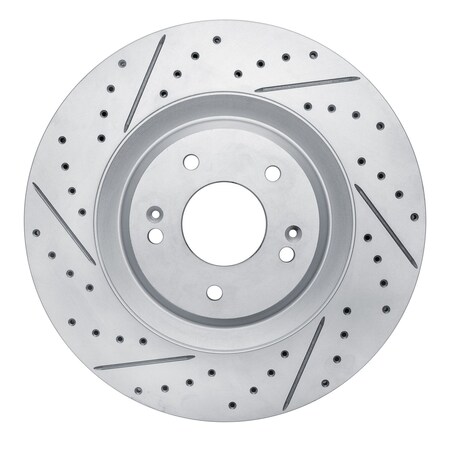 Dynamic Friction Co DFC Geoperformance Rotor - Drilled and Slotted 830-03061L