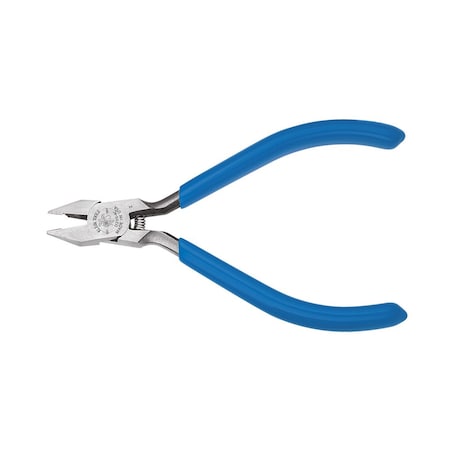 Klein Tools 4 1/4 in Diagonal Cutting Plier Semiflush Cut Pointed Nose Uninsulated D230-4C
