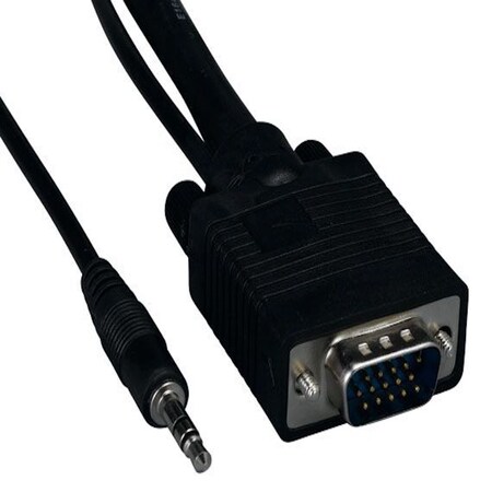 Sanoxy 25ft SVGA HD15 M/M Monitor Cable with Stereo Audio SNX-CBL-LDR-MO105-1125