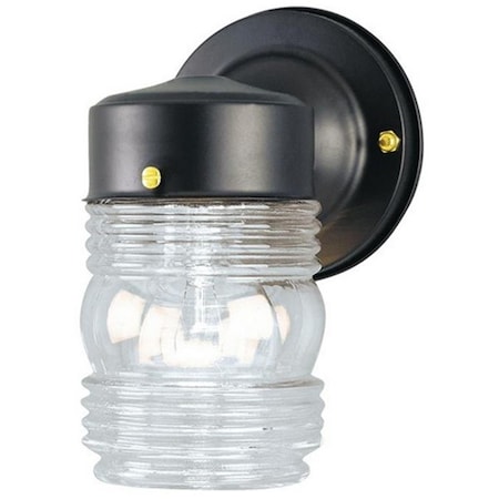 Brightbomb One Light Outdoor Wall Lantern, Matte Black BR2078271