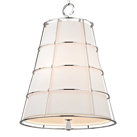 Hudson Valley Lighting Savona 3 Light Pendant 20 In. Polished Nickel 9820-PN