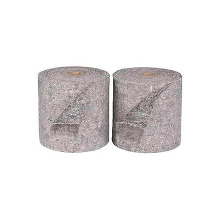 Spilltech Sorbent Roll, 50 gal, Universal, Gray, 2 PK NPRR18H
