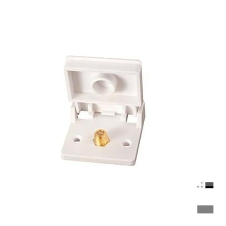 Rv Designer WHITE WEATHERPROOF TV JACK T111