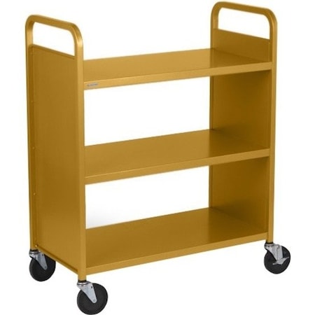 Bretford BOOK/UTIL TRUCK 3-FLAT SHLF DBL SIDE F336-RB5