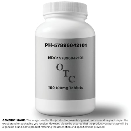 Geri-Care Docusate Sodium (Colace) 100mg Tablet White Round, 100PK 57896042101