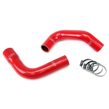 Hps Performance High Temp Reinforced Silicone Radiator Coolant Hose Kit, Red,  57-1588-RED