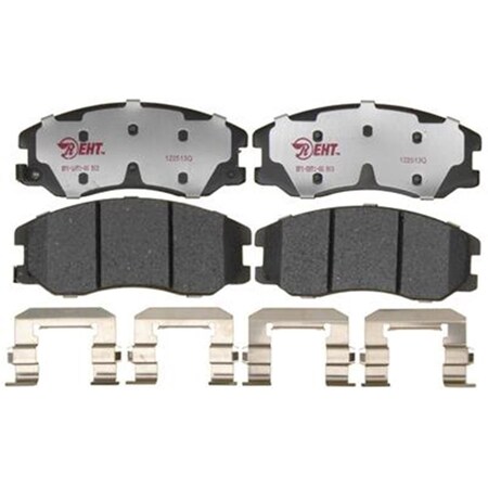 R/M Brakes RM Brakes EHT1264H Ceramic Brake Pad Set With Hardware R53-EHT1264H
