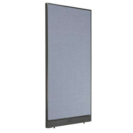 Global Industrial Interion Electric Office Partition Panel, 36-1/4"W x 100"H, Blue 695788EBL