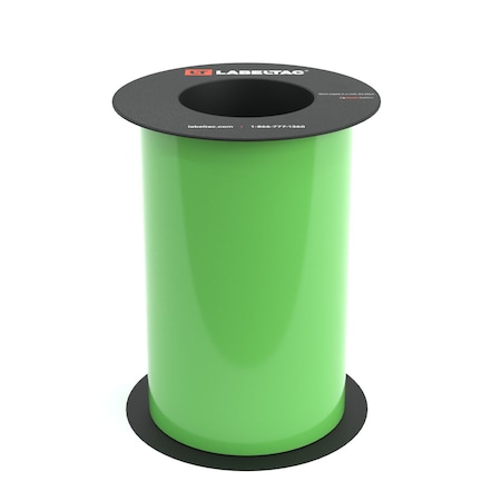 Labeltac High Performance 10-Year Vinyl Supply 8in x 75ft LTOnly, Hi-Vis Green LT822HP-C