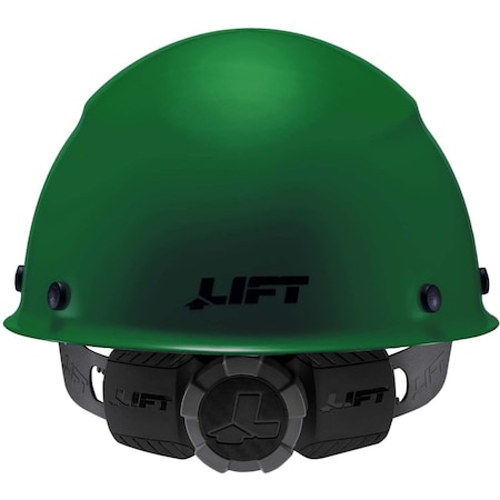 Lift Safety DAX Fiber Resin Cap Brim (Green) - ANSI-G, TYPE 1 HDFC-19GG