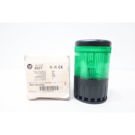 Allen Bradley GREEN LIGHT MODULE 24V-AC/DC 855T-B24DD3