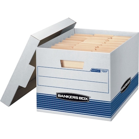 Bankers Box STOR/FILE(TM) Medium-Duty Letter/Legal Storage Boxes, 1.5-Ply Cardboard End; 1.5-Ply Cardboard Side 0078907