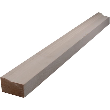 Alexandria Moulding 2''x8 ' Wht Finger Joint Pine Brick Molding 0W180-93096C1
