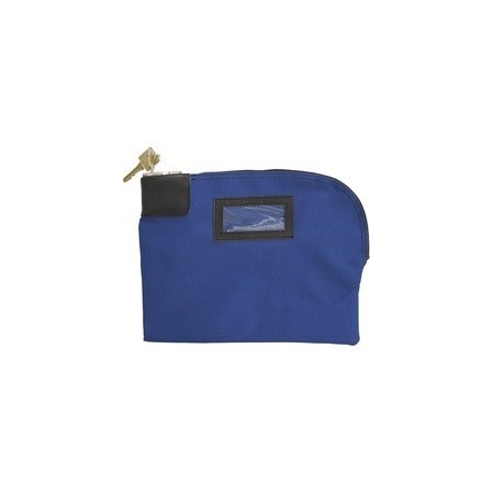 Controltek Carrying Case Cash, Coin, Document, Card, Check, Royal Blue, Canvas Body, 8.5in Height x 11in Width 530312