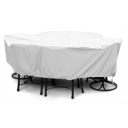 Koverroos Weathermax Medium Dining Set Cover- White - 96 L x 60 W x 30 H in. 15550