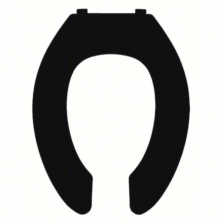Centoco Toilet Seat Without Cover, Toilet Seat, Elongated, Black 500STSCC-407