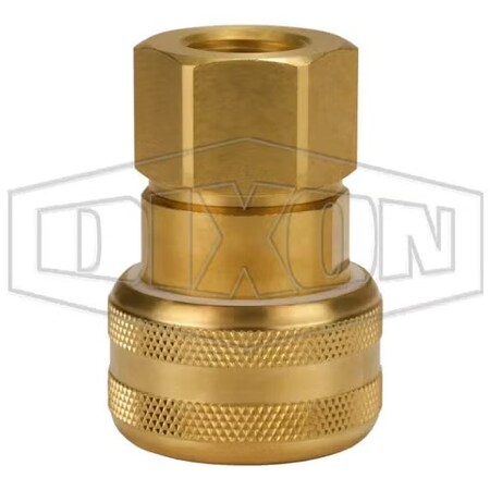 Dixon Air Chief Industrial Automotive Quick Connect Coupler, 1/2 in Nominal, Quick Connect Coupler x FNPT,  DC7024