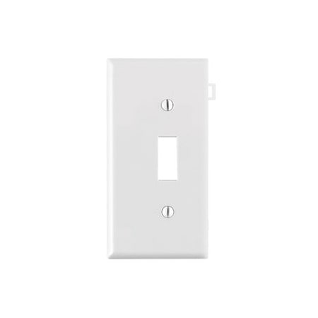 Leviton Switch Wallplate, Sectional, Gang 1, White PSE1-W