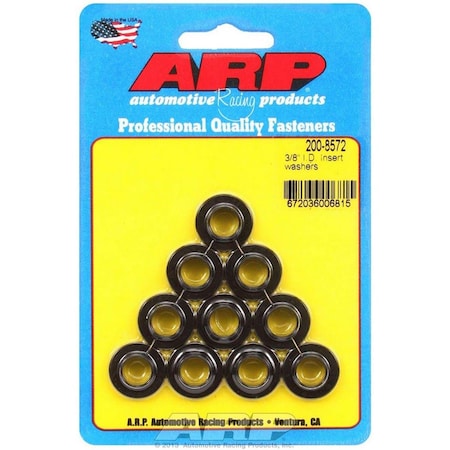 Arp 200-8572 0.38 in. ID Insert Washers, 10PK ARP200-8572