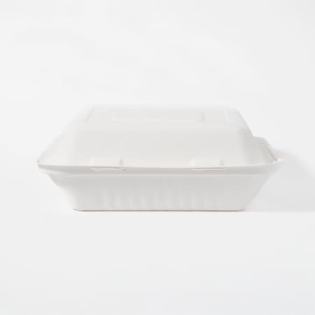 Greenprint Greenprint Fiberware 9x9" Single Compartment Clamshell, 200 ct 99CL200