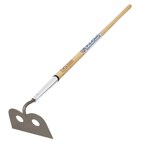 Vulcan Mortar Hoe, 10 in W Blade, Steel Blade, 60 in L Handle, Wood Handle 34468