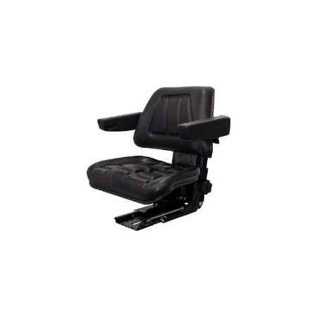 Uni Pro 256 Utility Mechanical Suspension Seat, Black Vinyl 7691