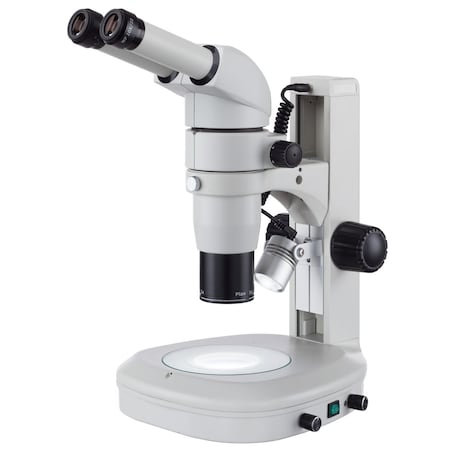 Amscope Zoom Binocular Stereo Microscope 8X-80X on Track Stand w/Common Main ObjectiveCMO and Dual PM230