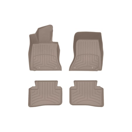 Weathertech Tan, Front and Rear FloorLiner HP 451741-1-2IM
