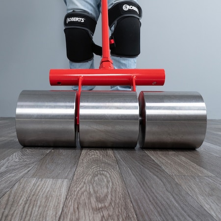 Roberts Floor Roller, Steel, 100 lbx33" to 40"L 10-952