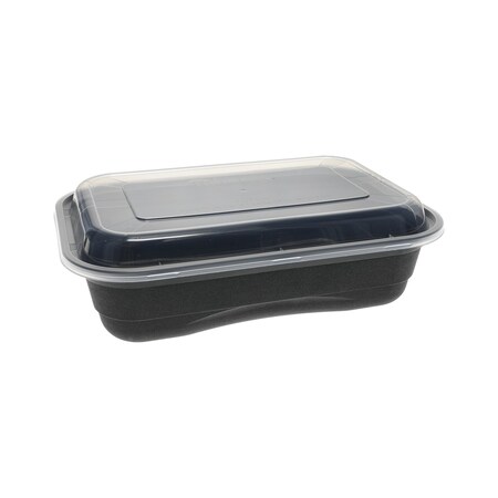 Heritage Bag Rectangular Black Container 36 oz, 8.4" x 5.6" x 2" NV2GRT3688B