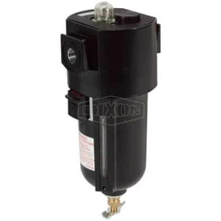 Dixon Wilkerson by EconOmist Standard Lubricator, 3/8 in NPT/BSPP-G Port, 60 SCFM Flow Rate, 200 psi Press L26-03AMB