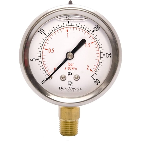 Weldcote Brass 2 1/2 Pressure Gauge Replacement Cover, 10PK GAUGECVR212
