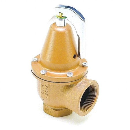 Watts Pressure Relief Valve, Iron Body, 9 1/4" H F383792