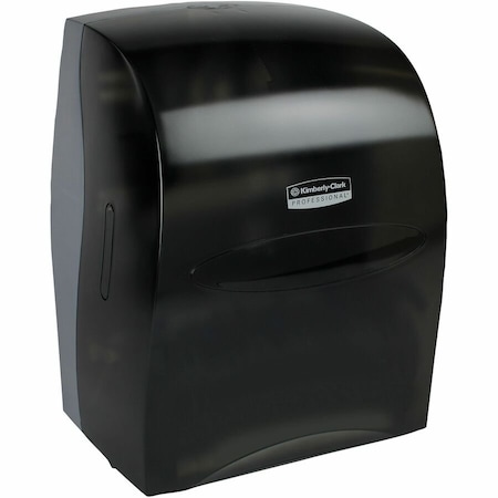 Kimberly-Clark Professional Sanitouch Manual Hard Roll Towel Dispenser, Black, for 1.5" Core, 12.63" x 16.13" x 10.2", Qty 1 09990