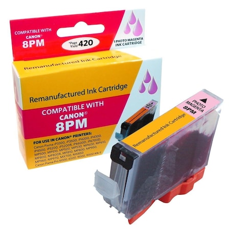 Ereplacements Ink-CLI8M-Canon-PhotoMagenta-Kodak CLI-8PM-KD