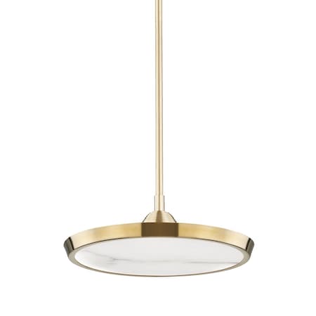 Hudson Valley Lighting Draper 0 Light Pendant 15.5 In. Aged Brass 3616-AGB