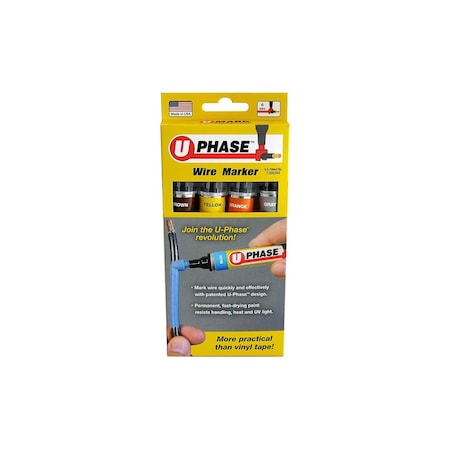 U-Mark Single Phase Color Assortme, 4 PK 10718P3A