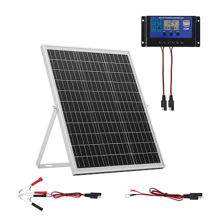 Vevor Solar Battery Trickle Charger Maintainer 12V with MPPT Controller 25W