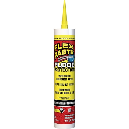 Flex Seal Flex Paste Flood Protection 9 Oz. Cartridge RPSYELR10