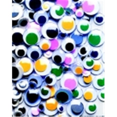 The Chenille Kraft Co Chenille Kraft Round Wiggle Eyem, 500PK 324579