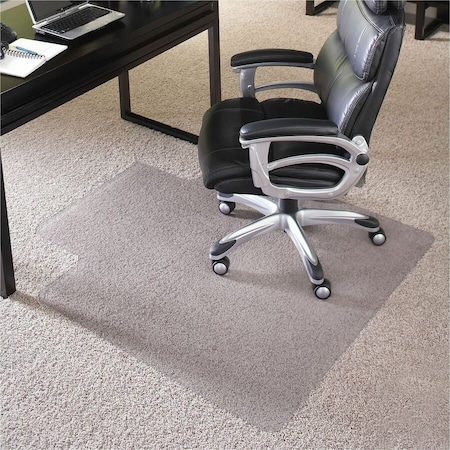 Es Robbins ESRobbins, PERFORMANCE SERIES ANCHORBAR CHAIR MAT FOR CARPET UP TO 1in, 45 X 53, CLEAR 124154
