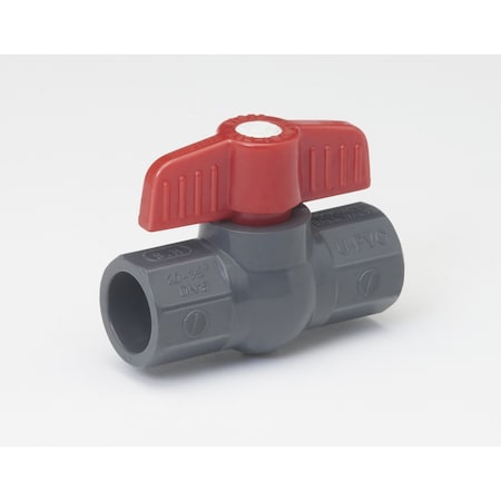 Proline Series Schedule Ball Valve, Pvc, 80, Ips 1" PK5 107-605