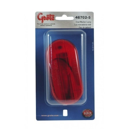 Grote Lighting Single-Bulb Oval Clearance Marker Light - - Model 46702-5