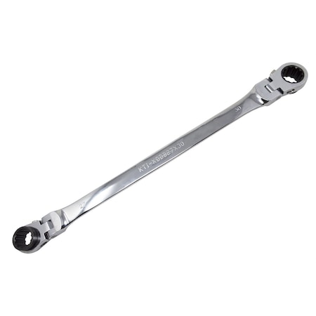 K-Tool International 27Mm X 30Mm Extra Long, Flexible, Reversible Double Box Wrench EX-PFFGBZ27301