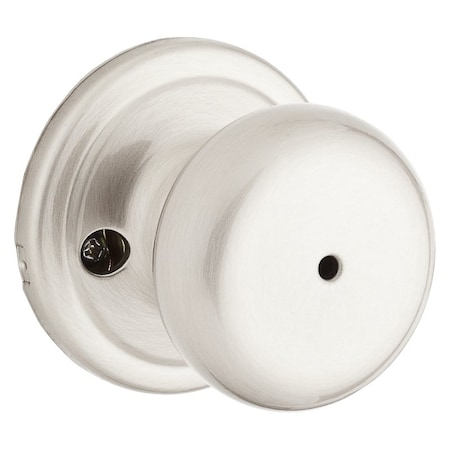 Kwikset Signature Series Privacy Door Knob, Satin Nickel 730H156ALRCSBX