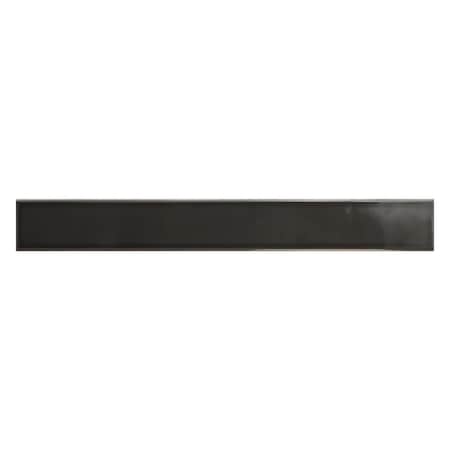 Apollo Tile Horizonte 2 x 16 in. Glossy Jet Black Ceramic Subway Wall Tile 10.76 sq ft/case, 50PK FLT88BLK216A