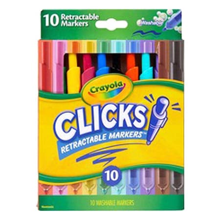 Crayola Permanent Marker, Standard, PK10 CYO588370